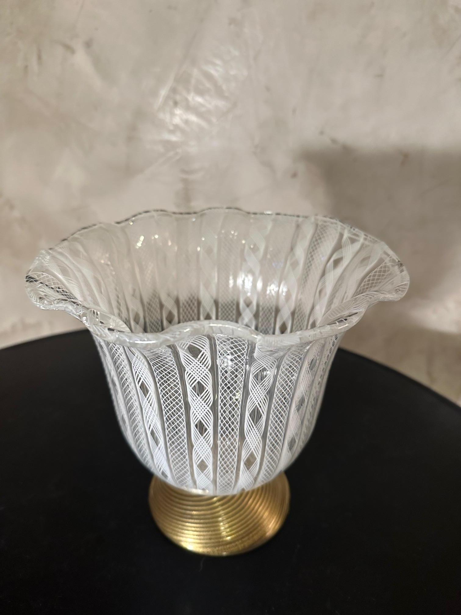 20th century Murano Glass Bowl, 1950s In Good Condition For Sale In LEGNY, FR