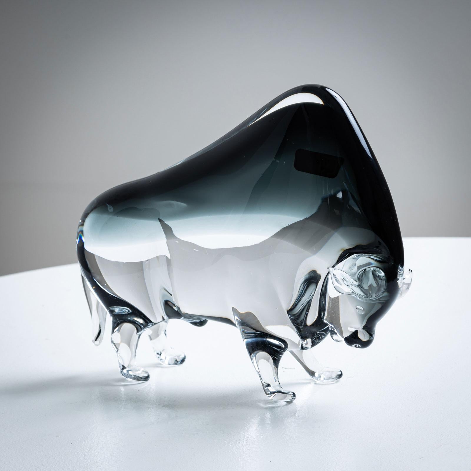 20th Century Murano Glass Buffalo from V. Nason & Co., Italy For Sale 3