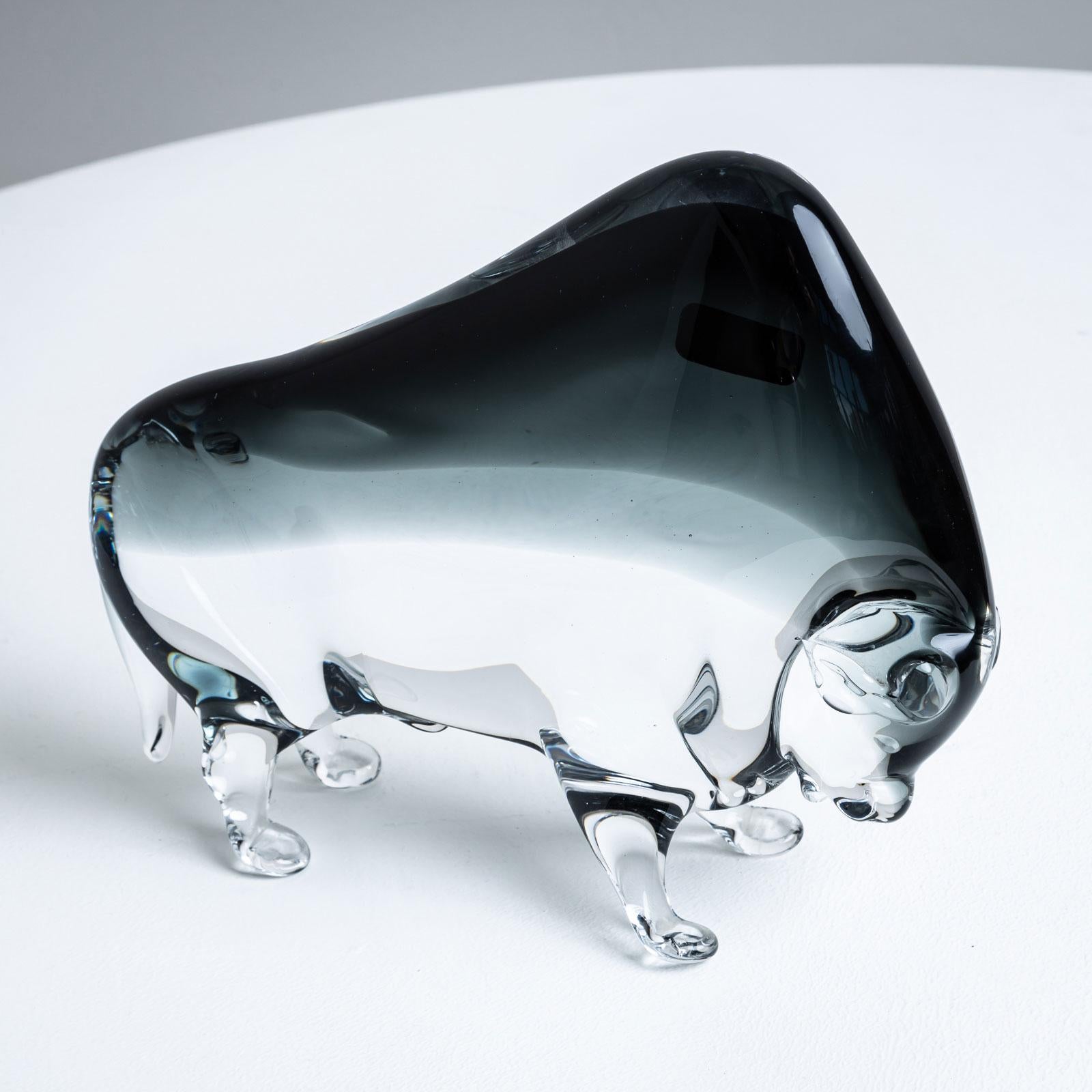 20th Century Murano Glass Buffalo from V. Nason & Co., Italy For Sale 4