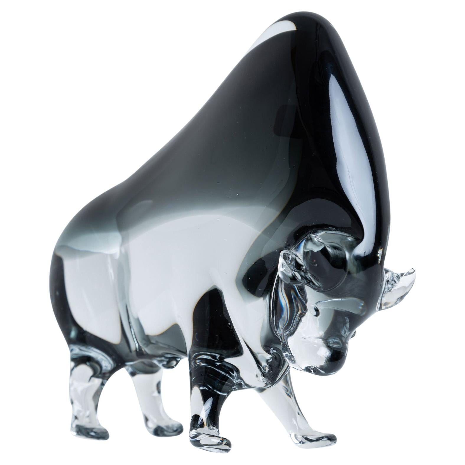 20th Century Murano Glass Buffalo from V. Nason & Co., Italy For Sale
