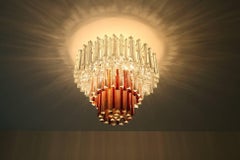 20th Century Murano Glass Ceiling Lamp by Paolo Venini