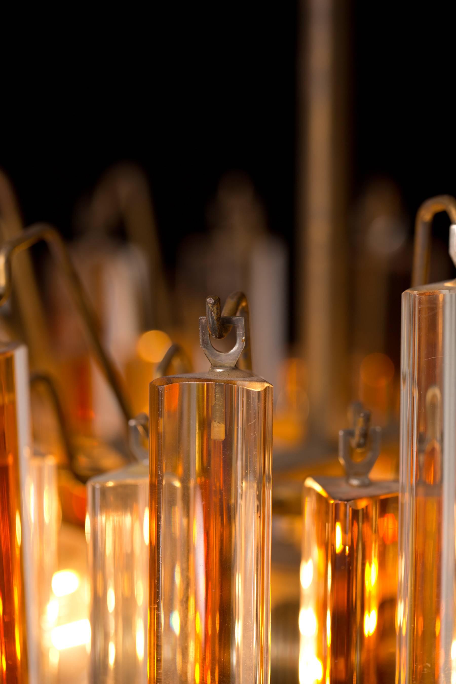 20th Century Murano Glass Design Chandelier by Marcel Barbier (Muranoglas) im Angebot