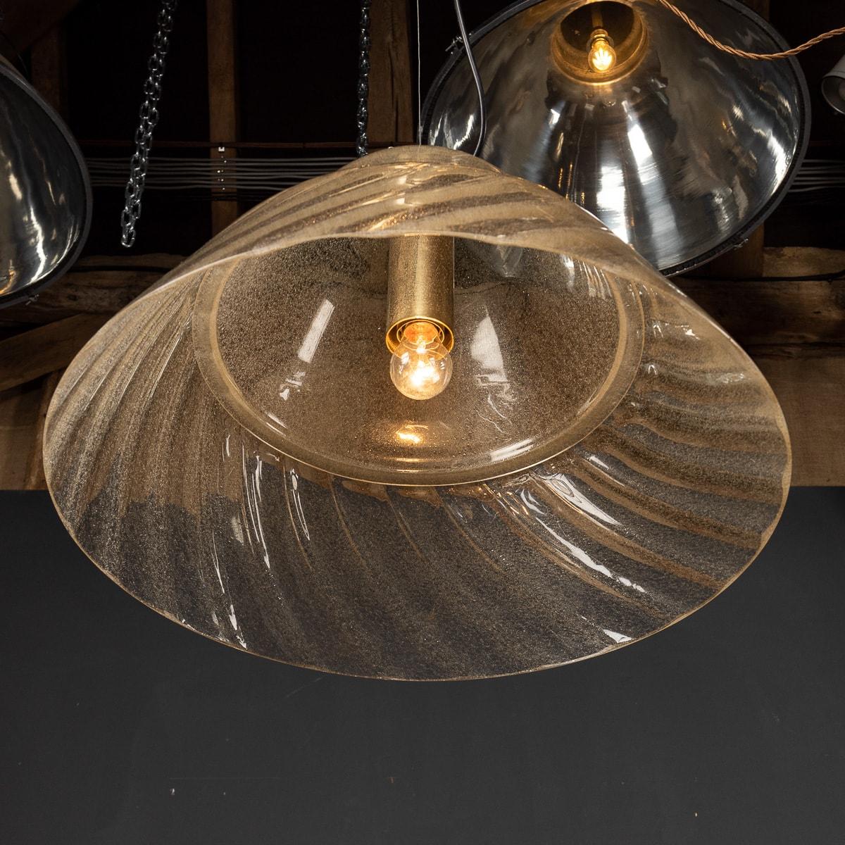 20th Century Murano Glass Pendant Light by AVMazzega, Italy, circa 1970 For Sale 2