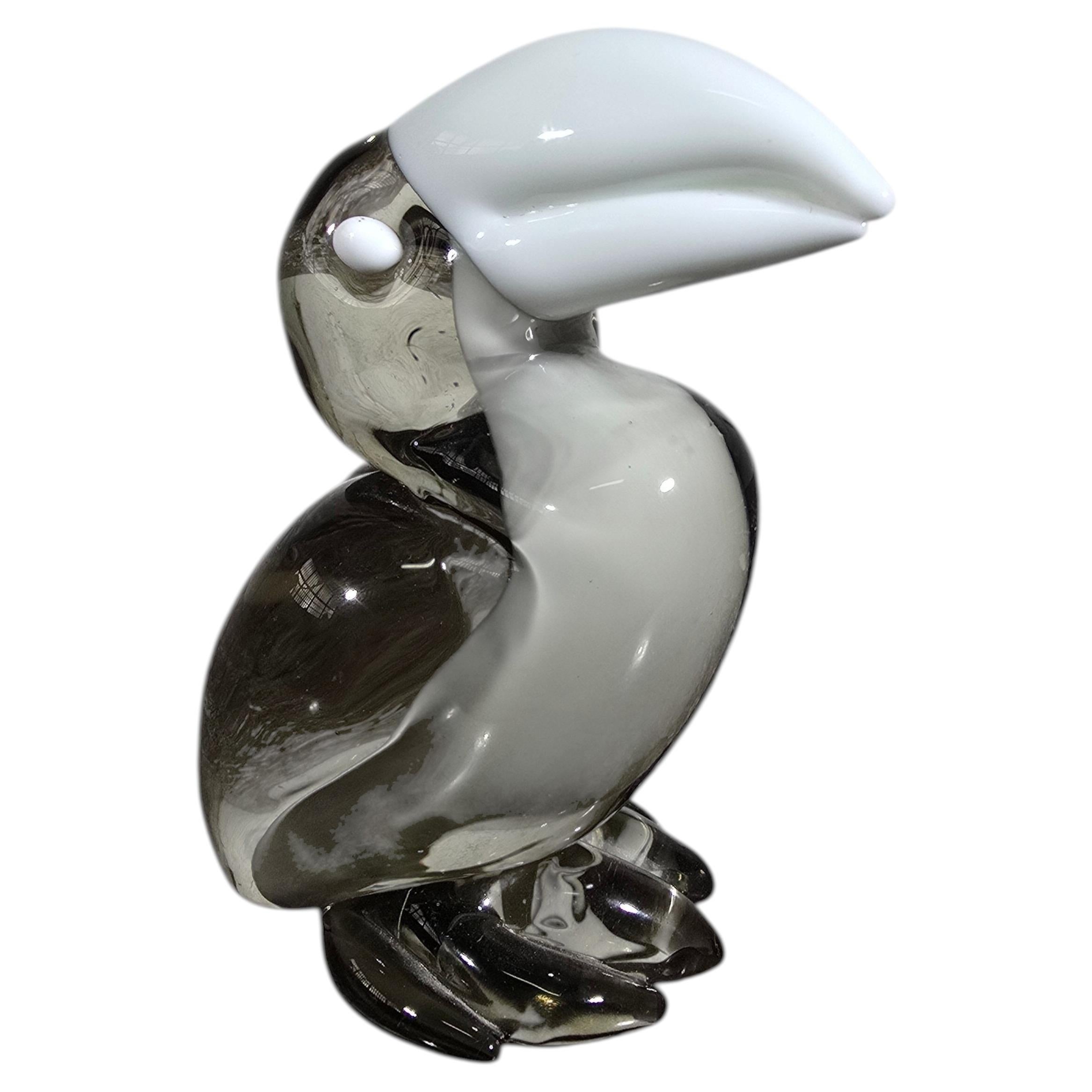 20th Century Murano Glass Toucan Sculpture