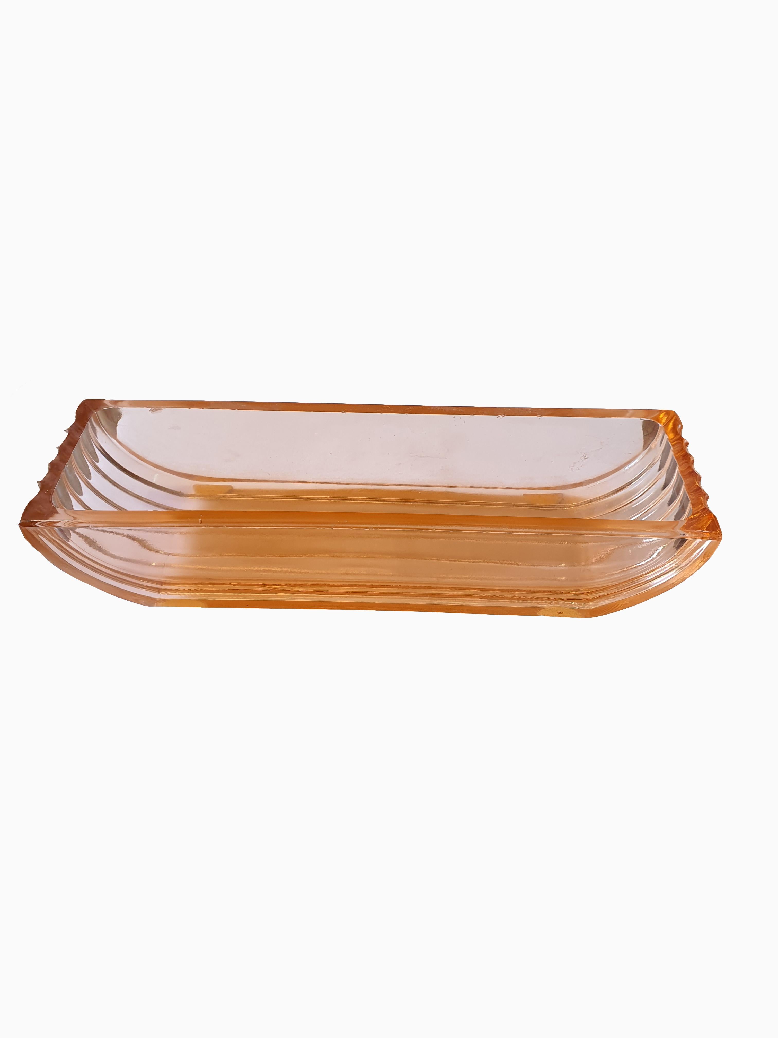 Modern 20th Century Murano Glass Tray