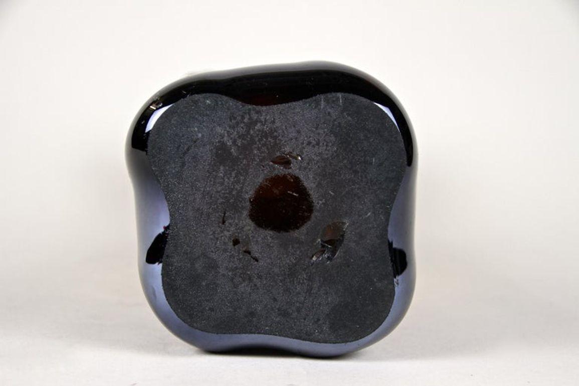 Vase en verre de Murano du 20e siècle avec effet chromé irisé, IT circa 1970 en vente 10