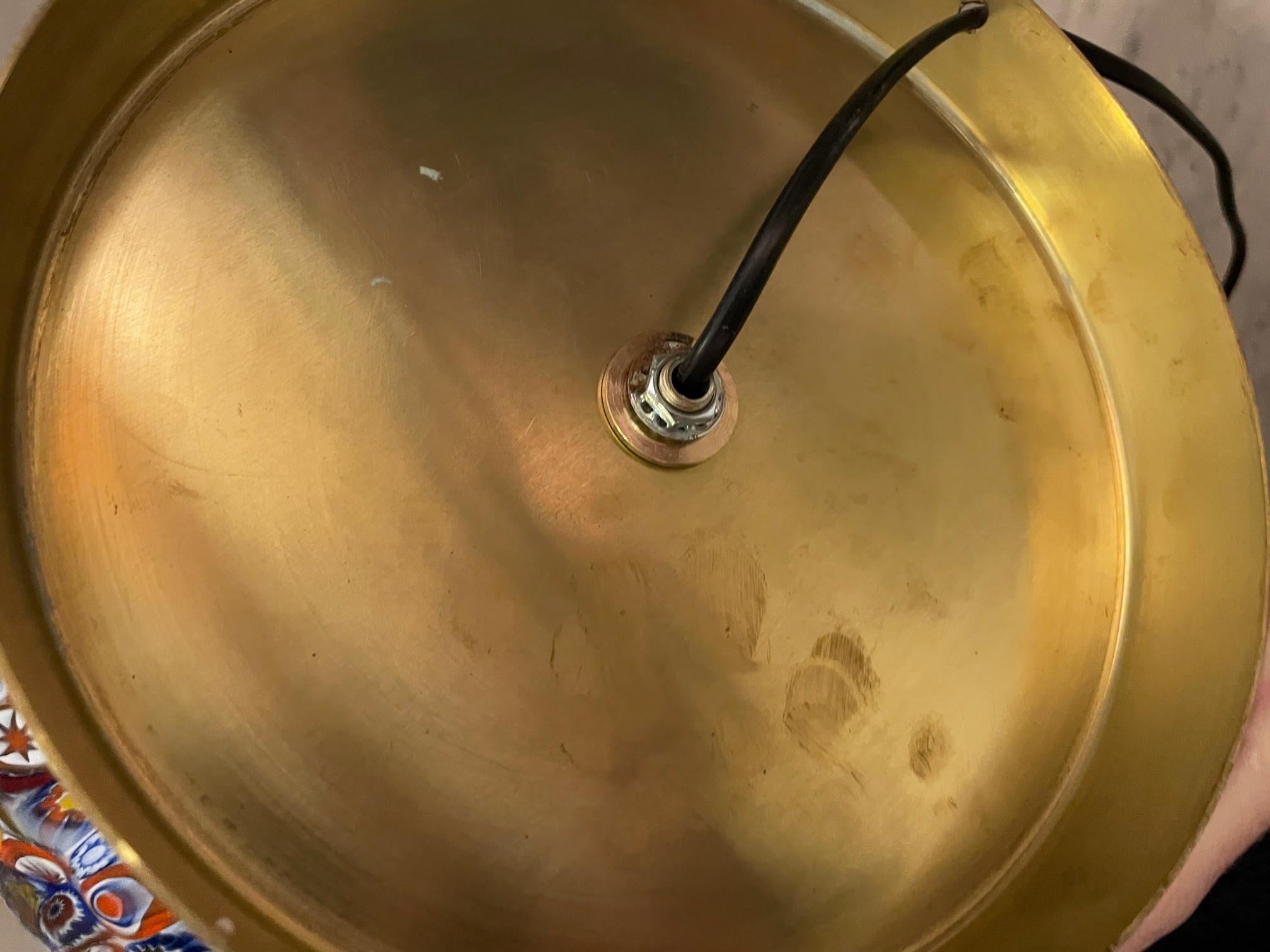 20th Century Murano Hand Blown Glass Egg Table Lamp 3