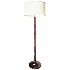20th Century Murano Plum Color Glass Floor Lamp