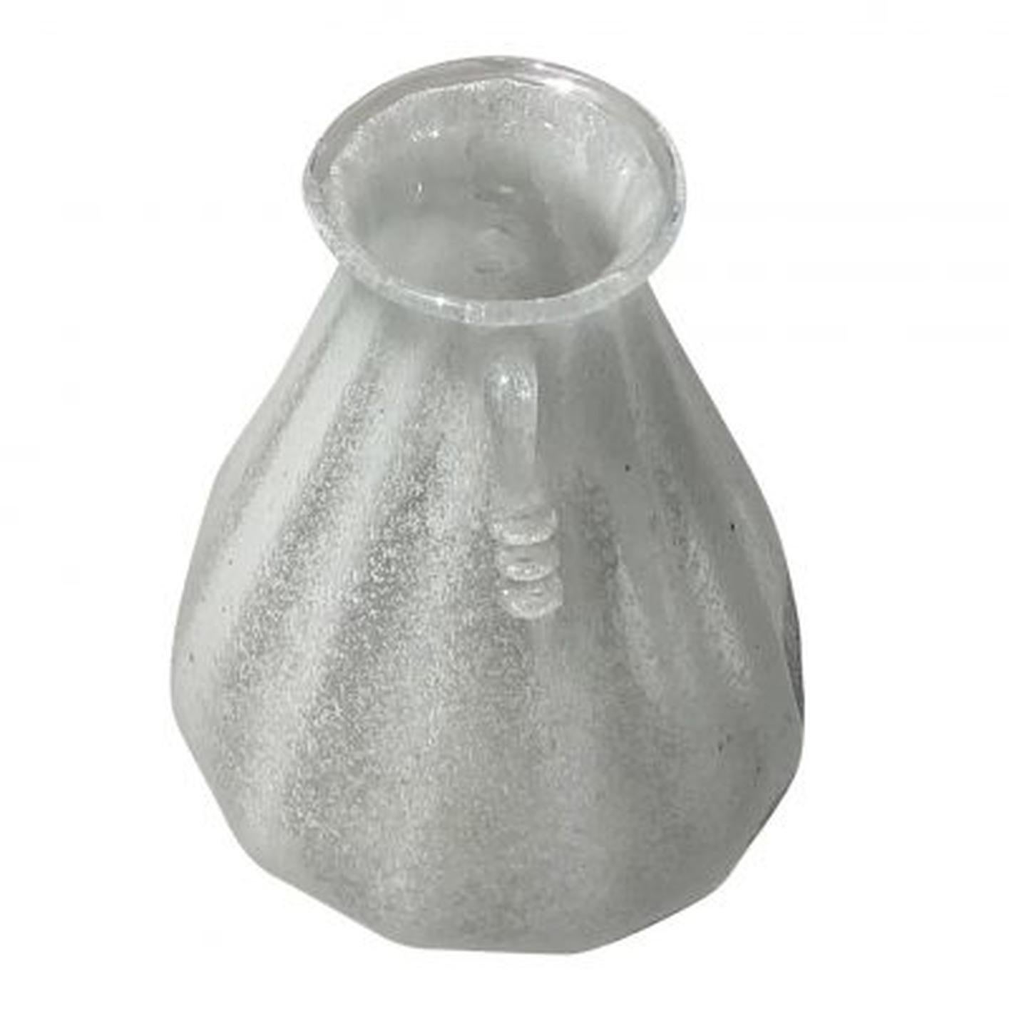 Art Deco 20th Century Italian Murano Glass Vase - Vintage Décor by Seguso Vetri D’Arte For Sale