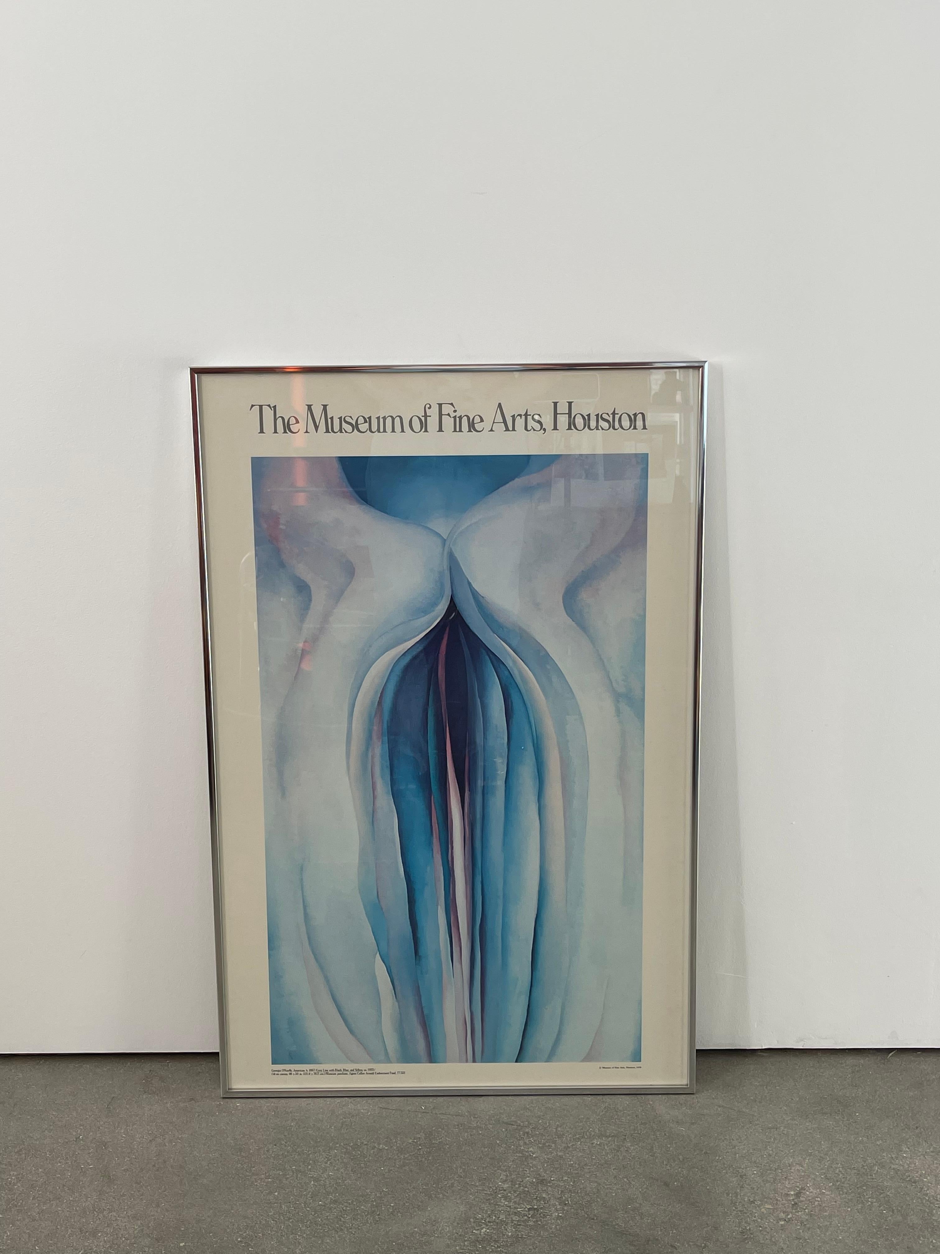 20th Century Museum of Fine Art Print 1978 by Georgia O'Keeffe In Good Condition In Miami, FL