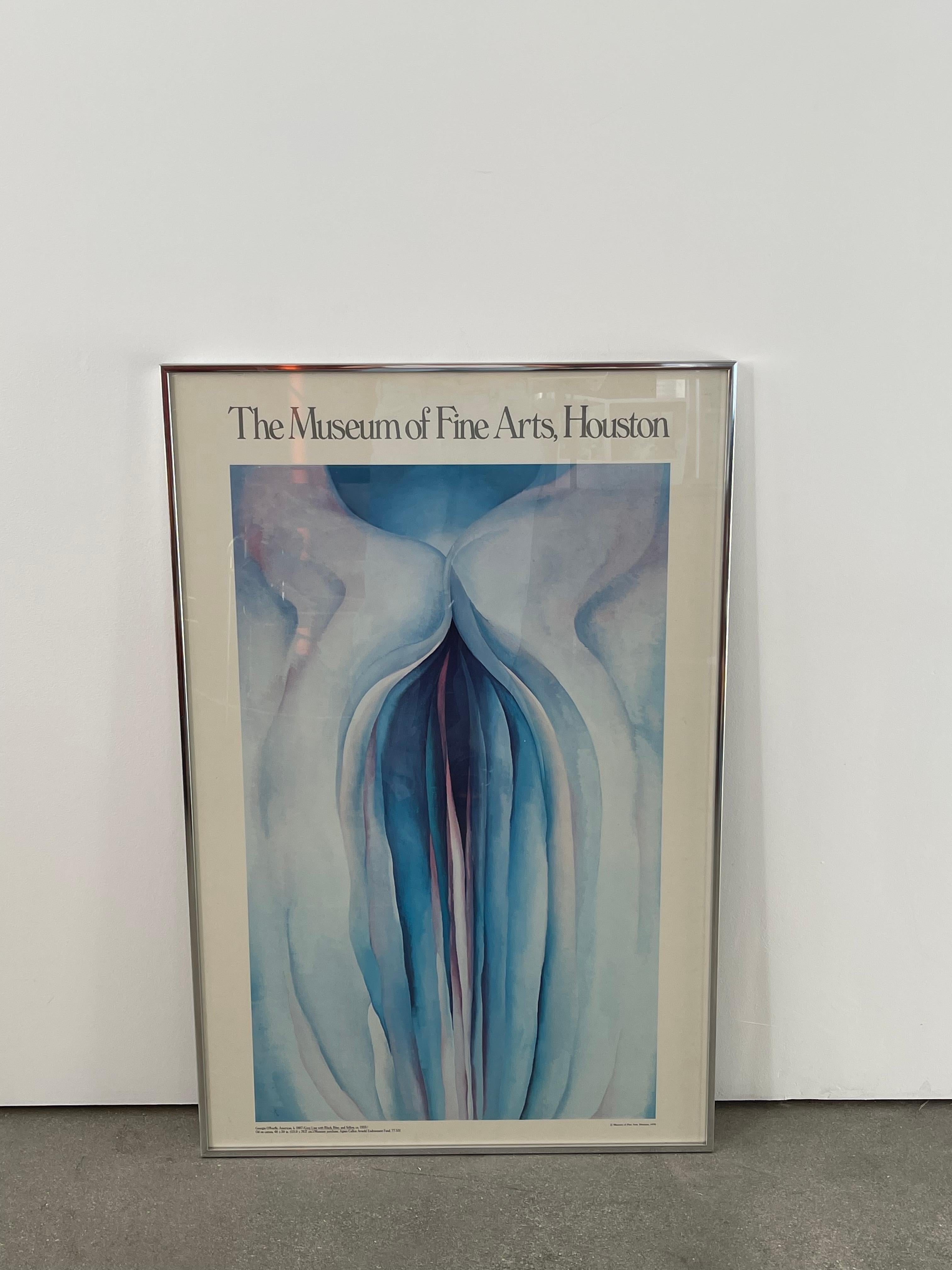 Metal 20th Century Museum of Fine Art Print 1978 by Georgia O'Keeffe