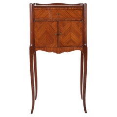 20th century Napoleon III small chest of drawers in wood with marquetry inlay