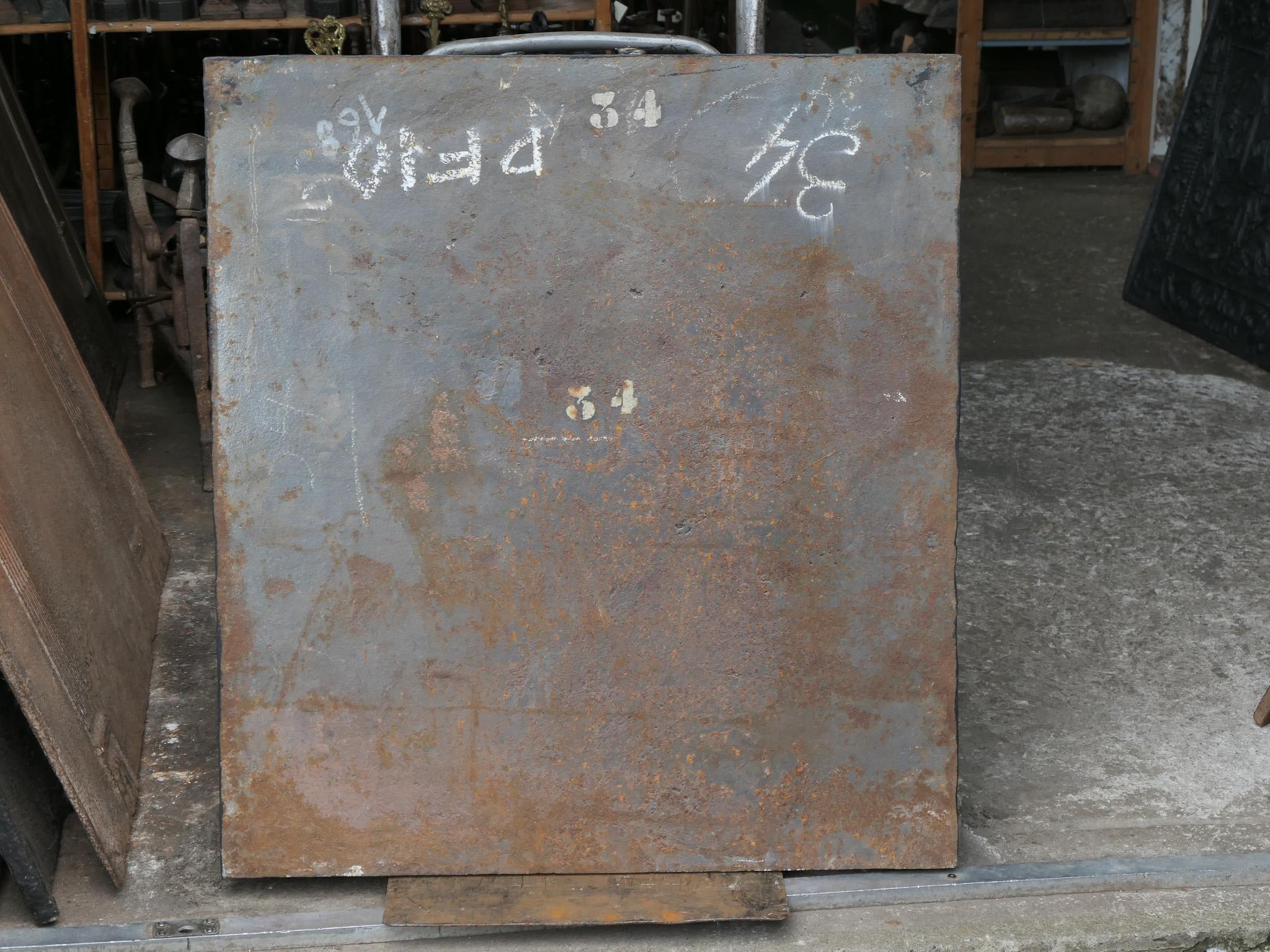 20th Century Napoleon III Style 'Caritas' Fireback / Backsplash For Sale 4