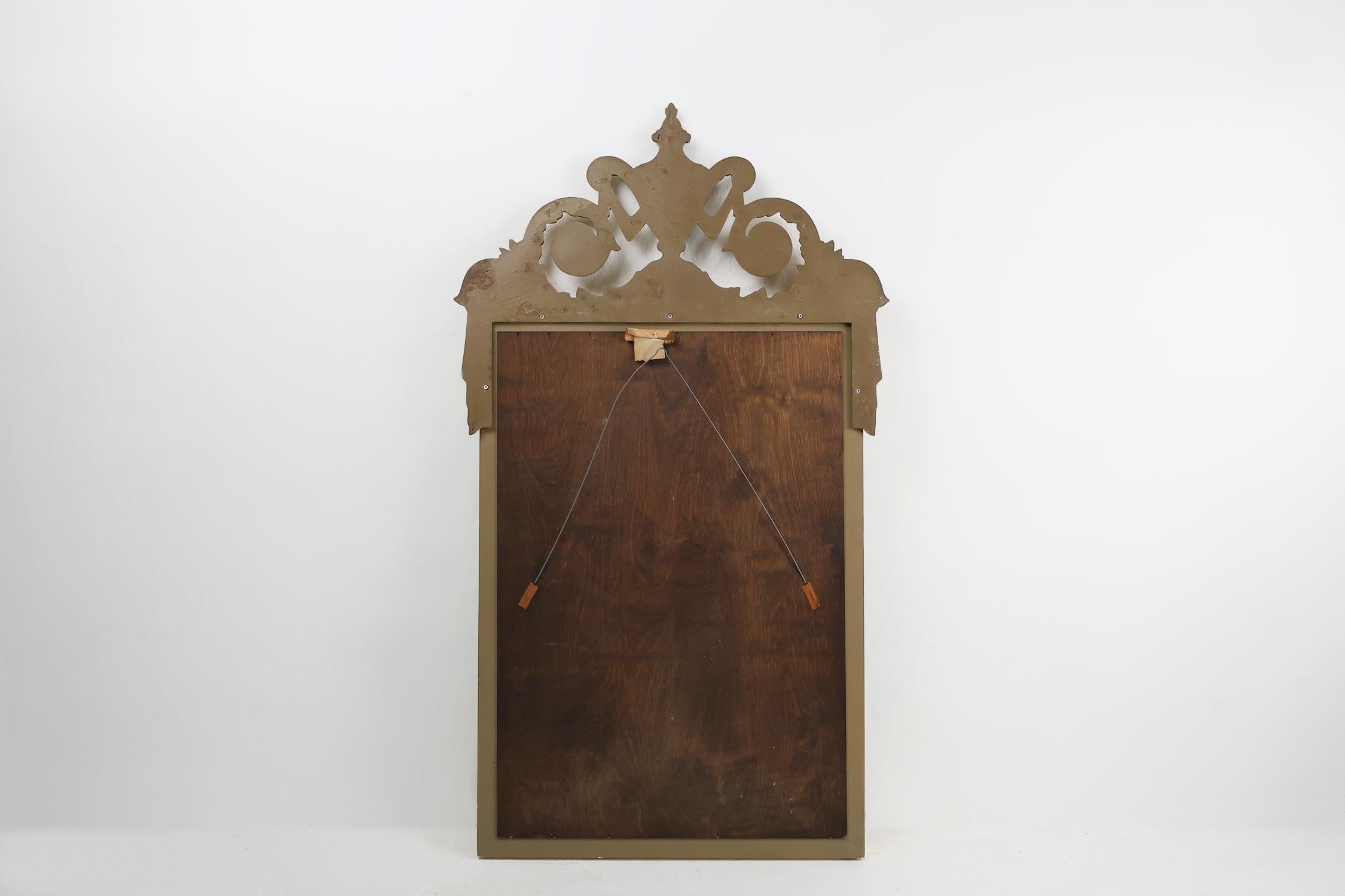 20ème siècle Miroir de style Napoléon III en bois avec miroir à facettes, France en vente 4