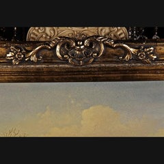 20th Century Naturalist Oil Painting Haldenthor in Aarau