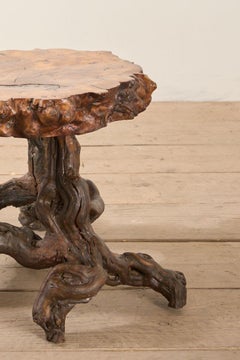 20th century Naturalistic root coffee table