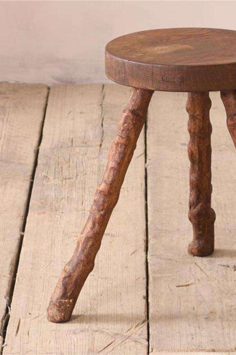 20th century Naturalistic stool/side table In Excellent Condition For Sale In Malton, GB