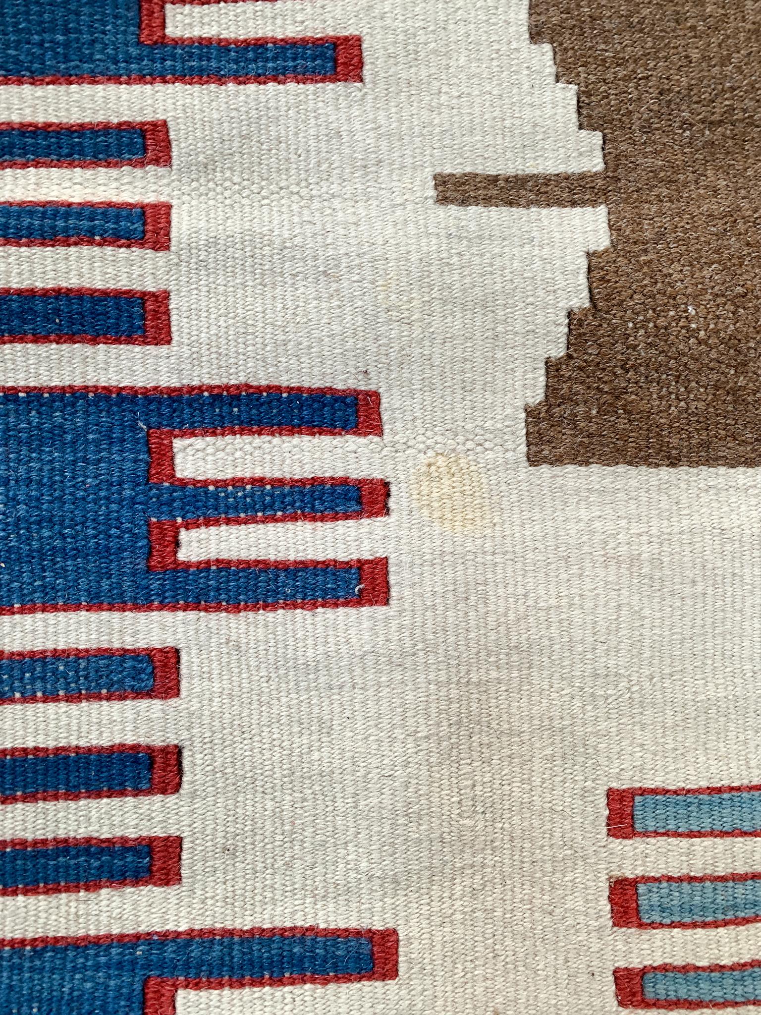 Wool 20th Century Navajo Rug (36