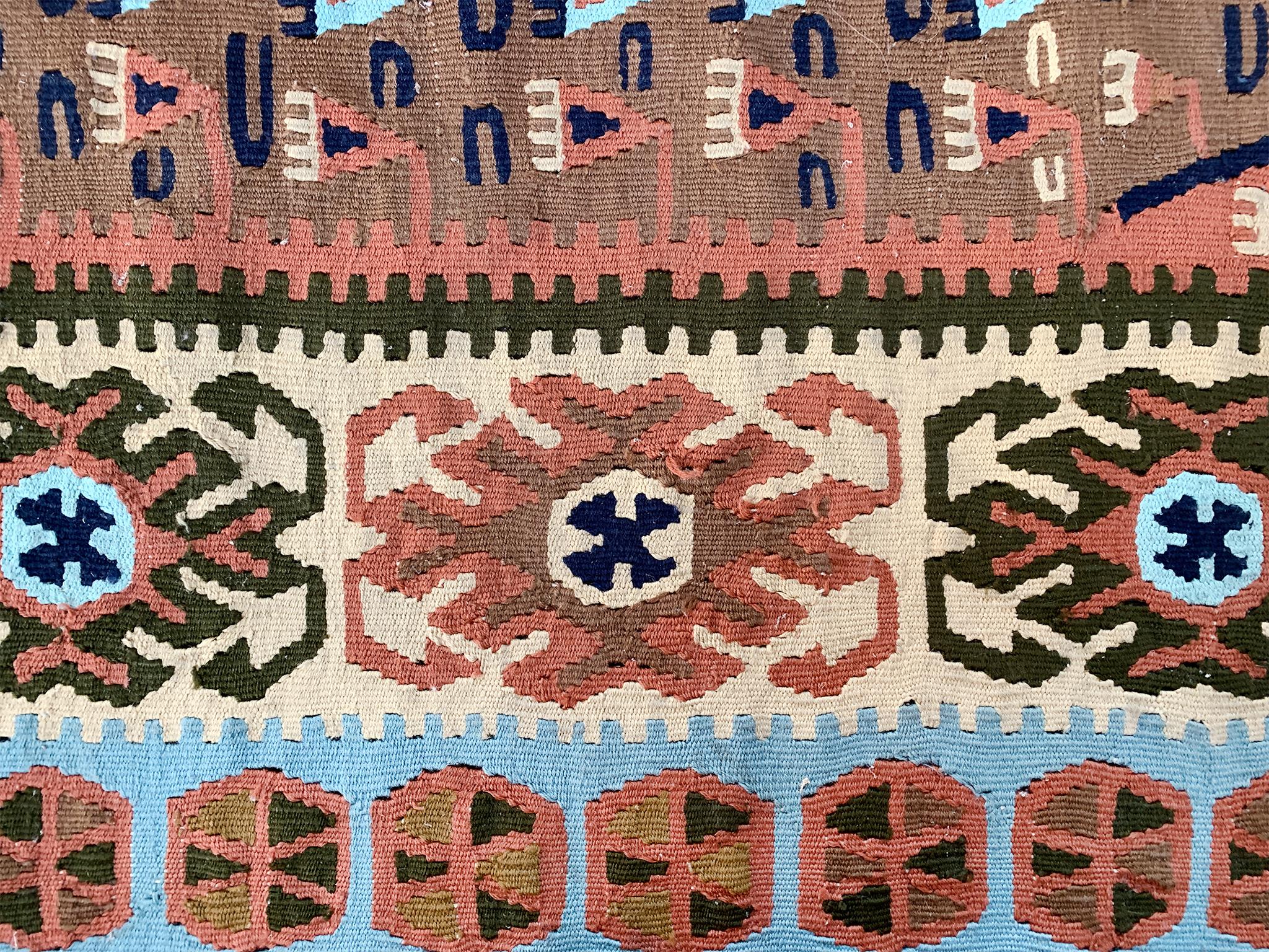 Wool 20th Century Navajo Rug (64