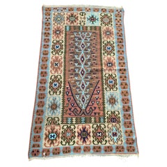 Vintage 20th Century Navajo Rug (64" X 36")