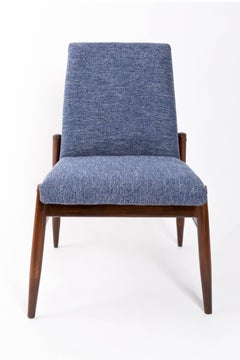 Marineblauer Sessel des 20. Jahrhunderts, 300-227-Typ, 1960er Jahre, Polen