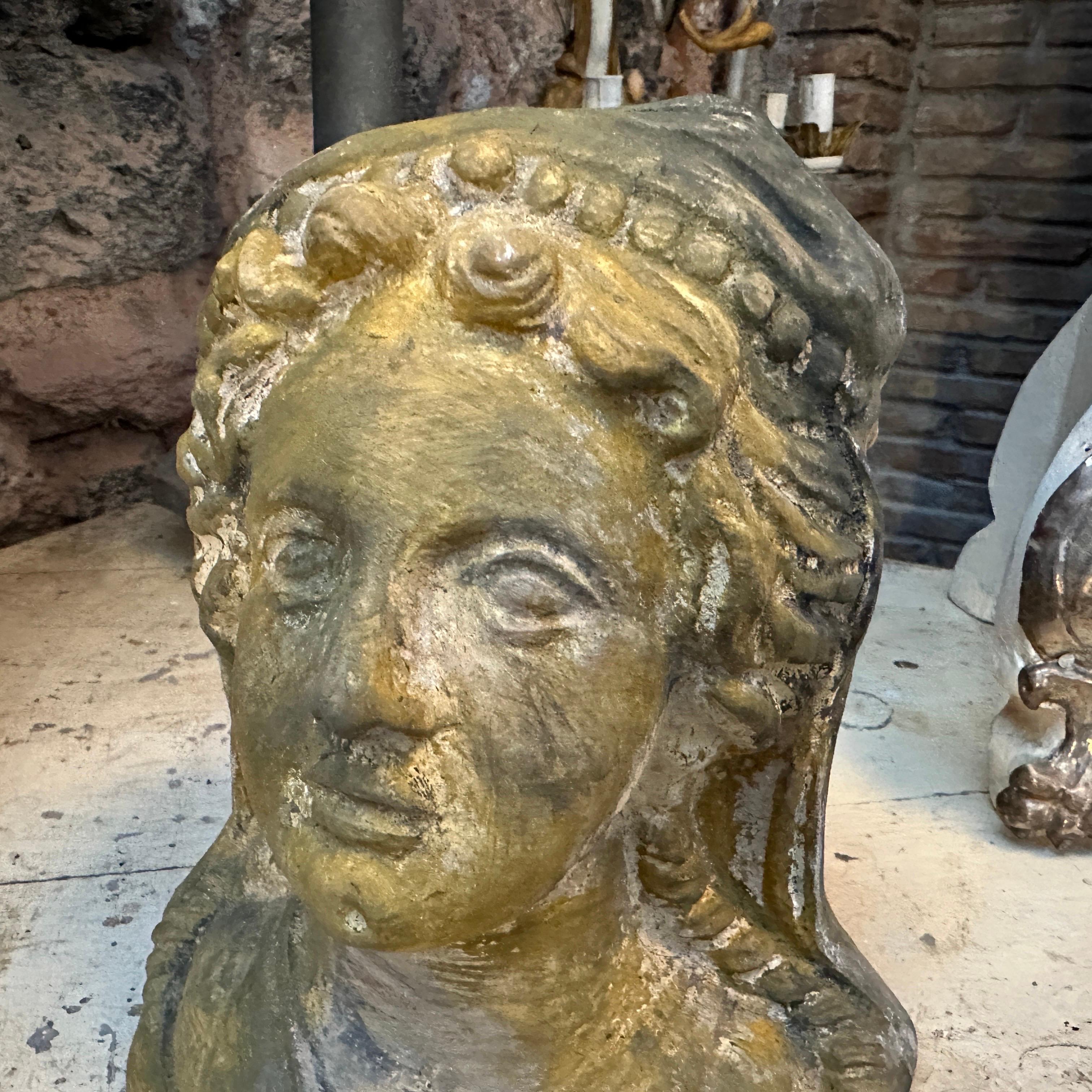 Sculpture sicilienne néoclassique du 20ème siècle en terre cuite faite à la main Bon état - En vente à Catania, Sicilia