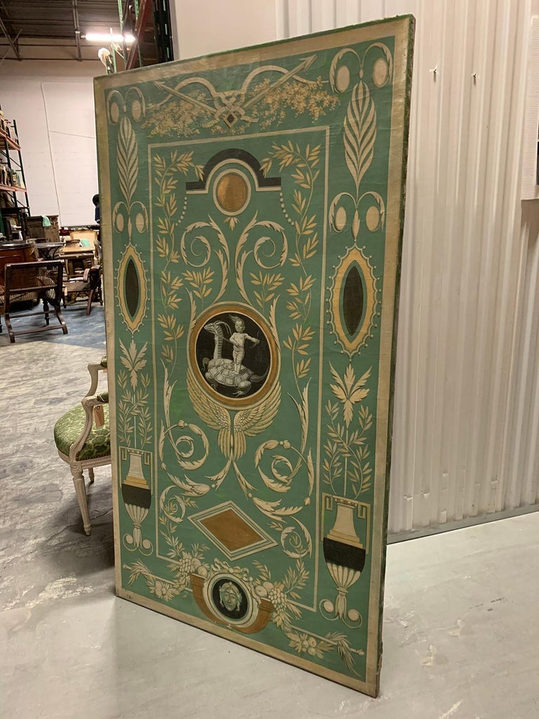20th Century Neoclassical Canvas Panel For Sale at 1stDibs