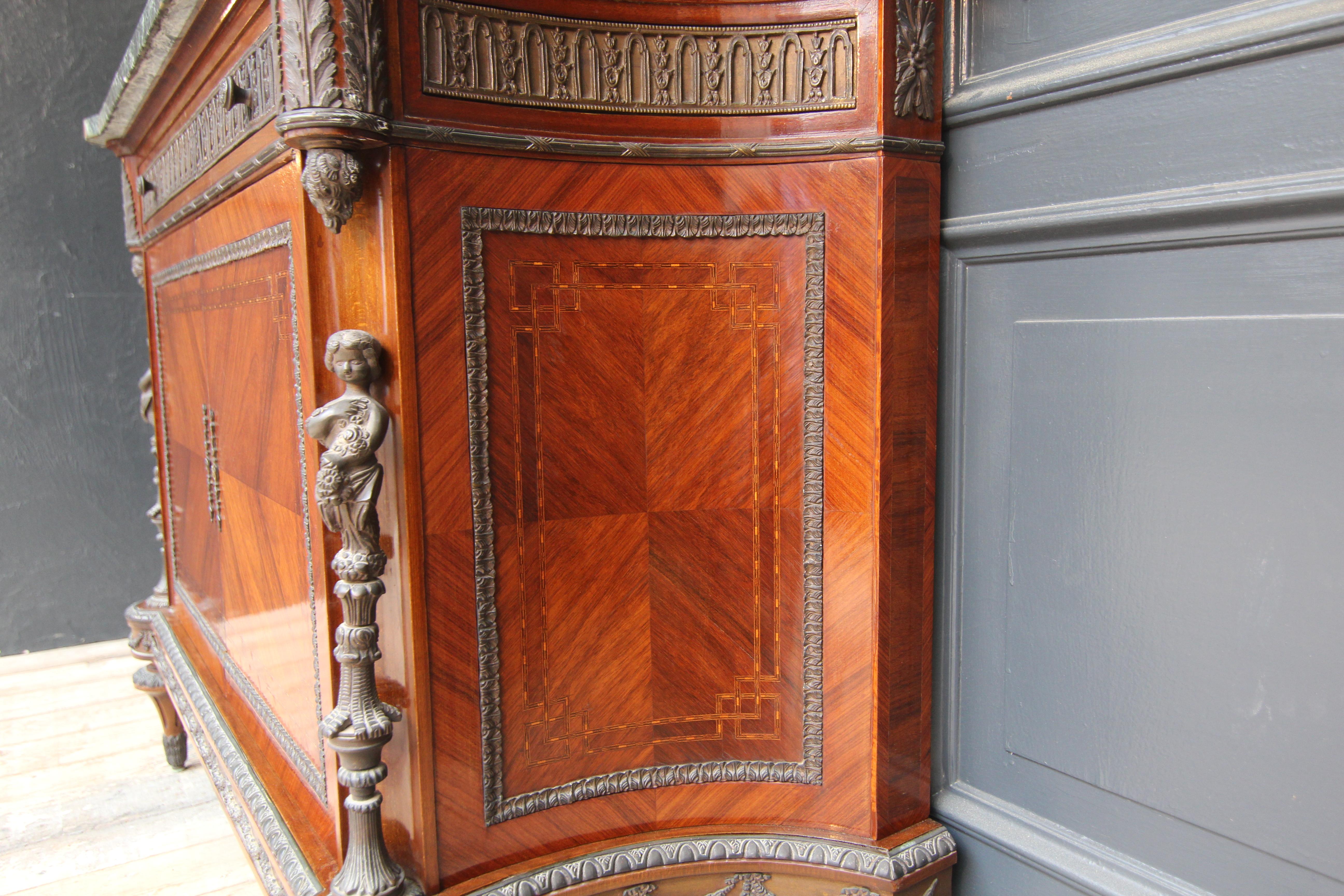 20th Century Neoclassical Revival Cabinet with Marble Top 8