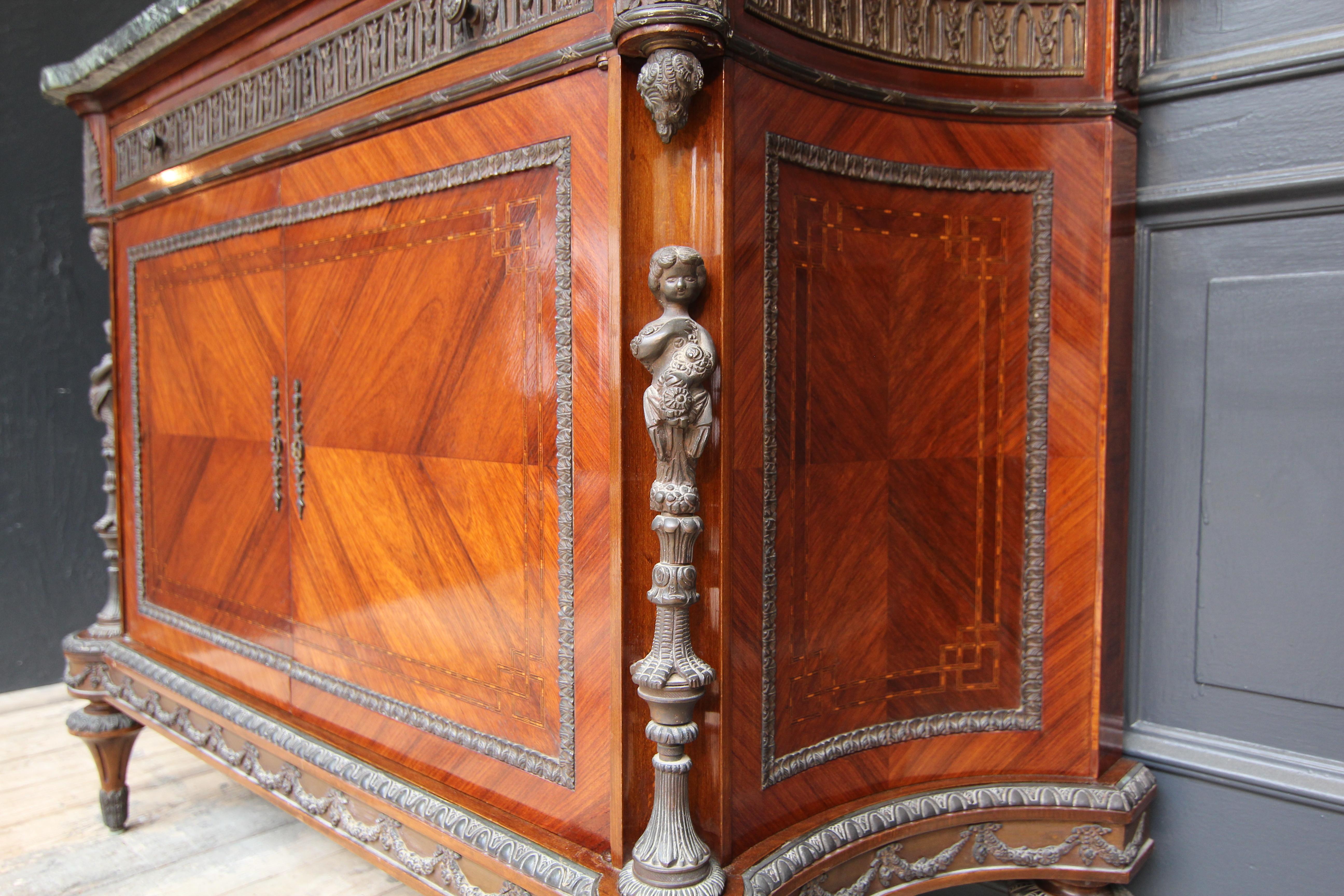 20th Century Neoclassical Revival Cabinet with Marble Top 10