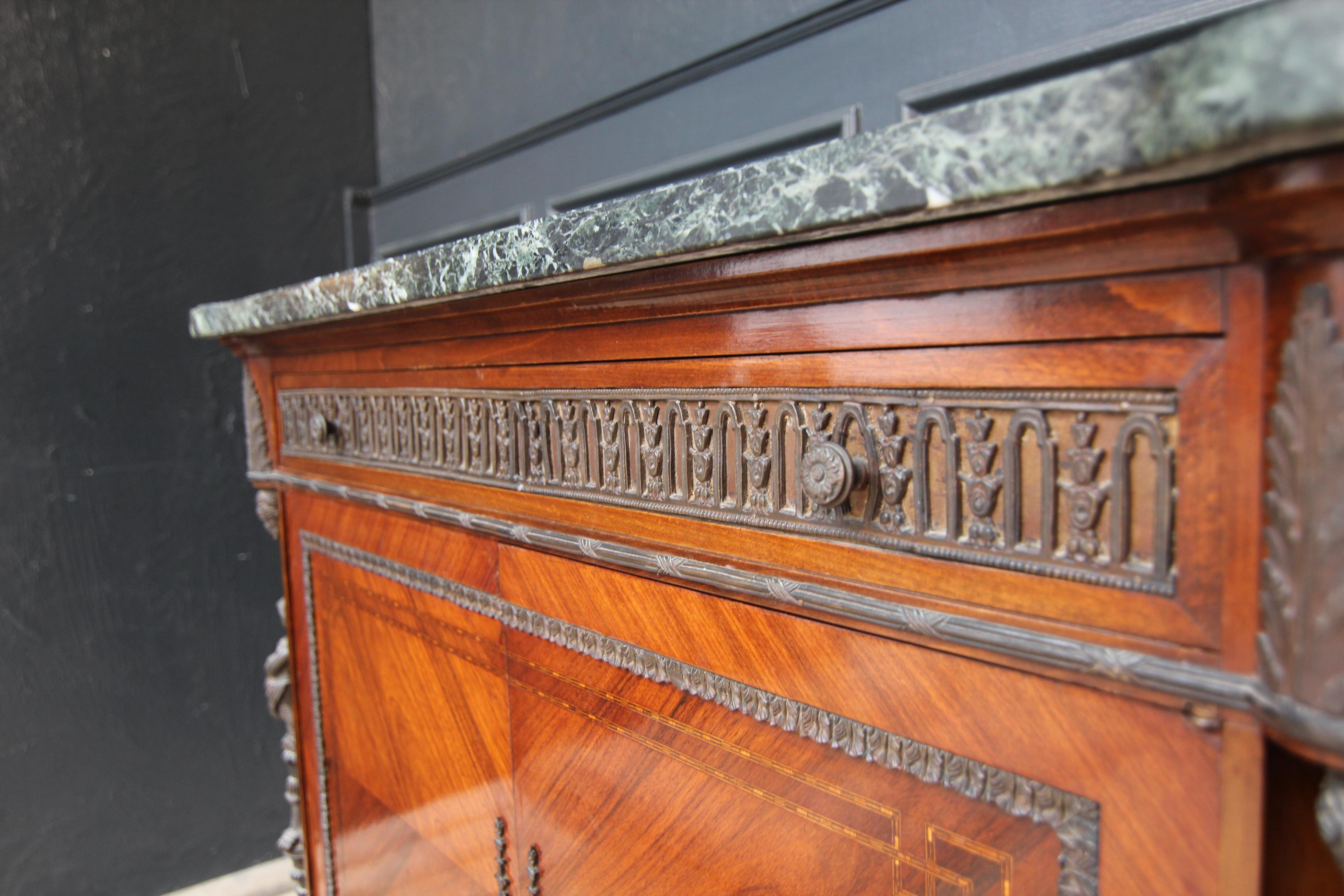 20th Century Neoclassical Revival Cabinet with Marble Top 15