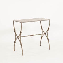 20th Century Neoclassical Revival Decorative Iron Occasional Table
