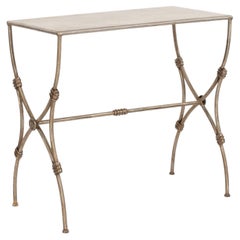 20th Century Neoclassical Revival Decorative Iron Occasional Table