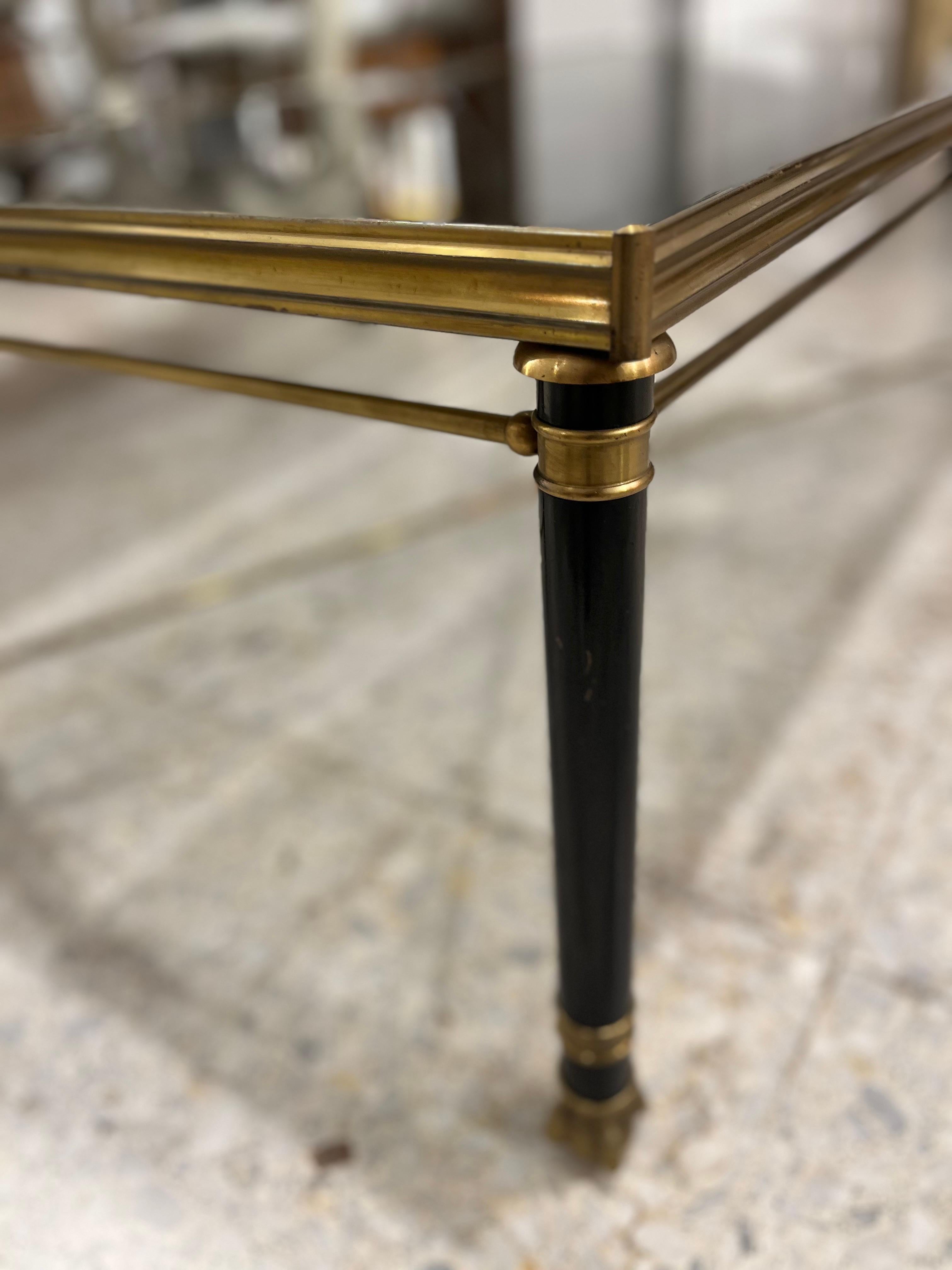 20th Century Neoclassical Style Coffee Table after Maison Jansen For Sale 3