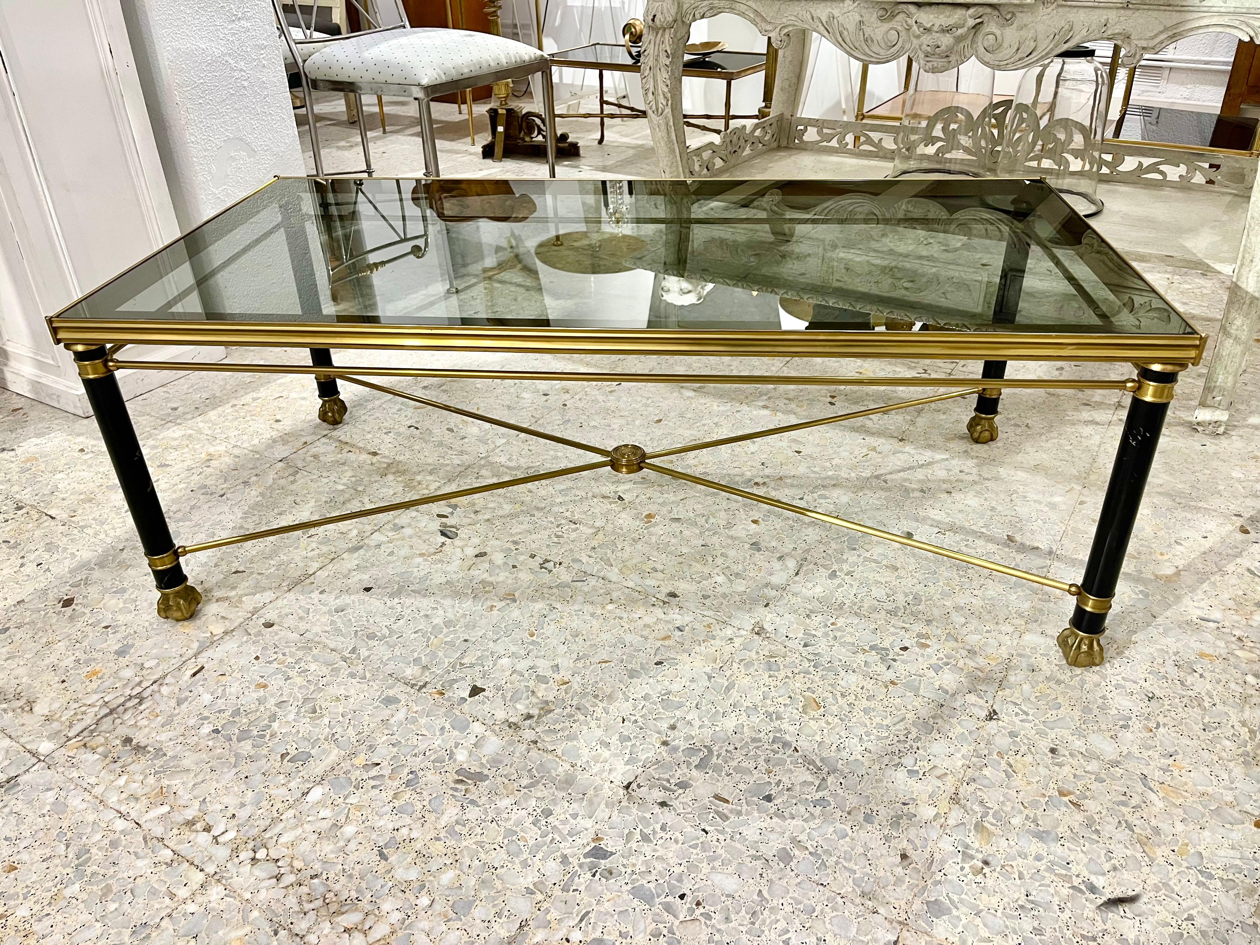 20th Century Neoclassical Style Coffee Table after Maison Jansen For Sale 6