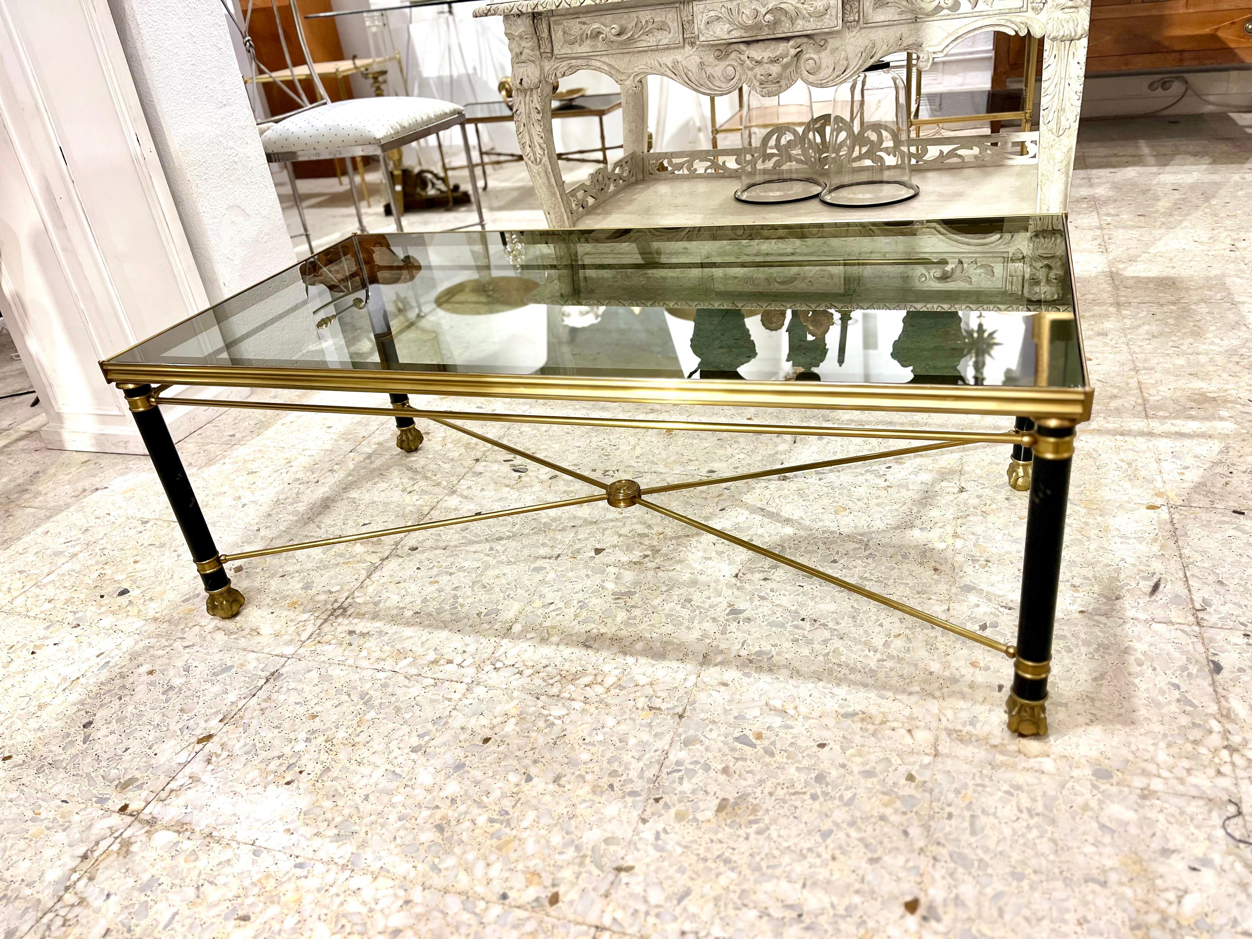 20th Century Neoclassical Style Coffee Table after Maison Jansen For Sale 8