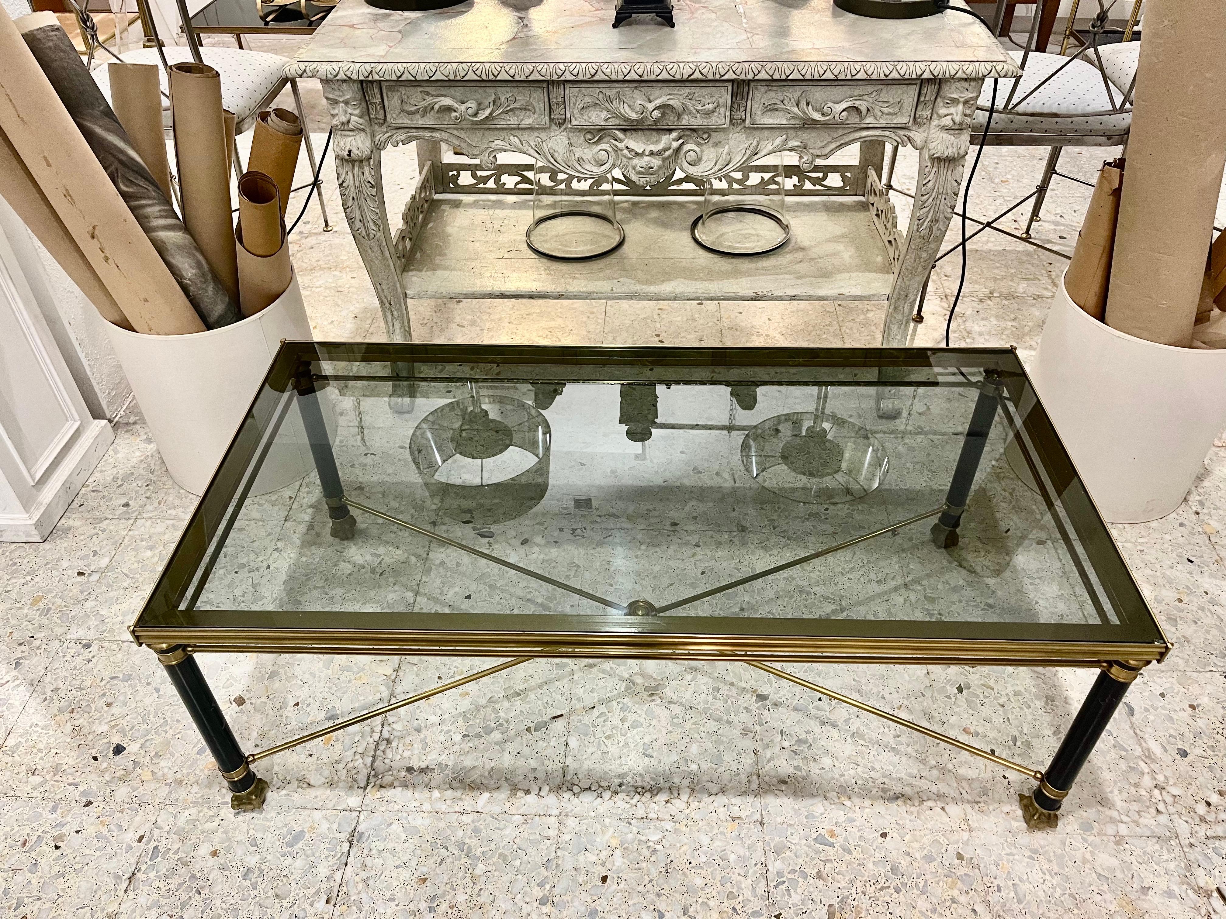 20th Century Neoclassical Style Coffee Table after Maison Jansen For Sale 12