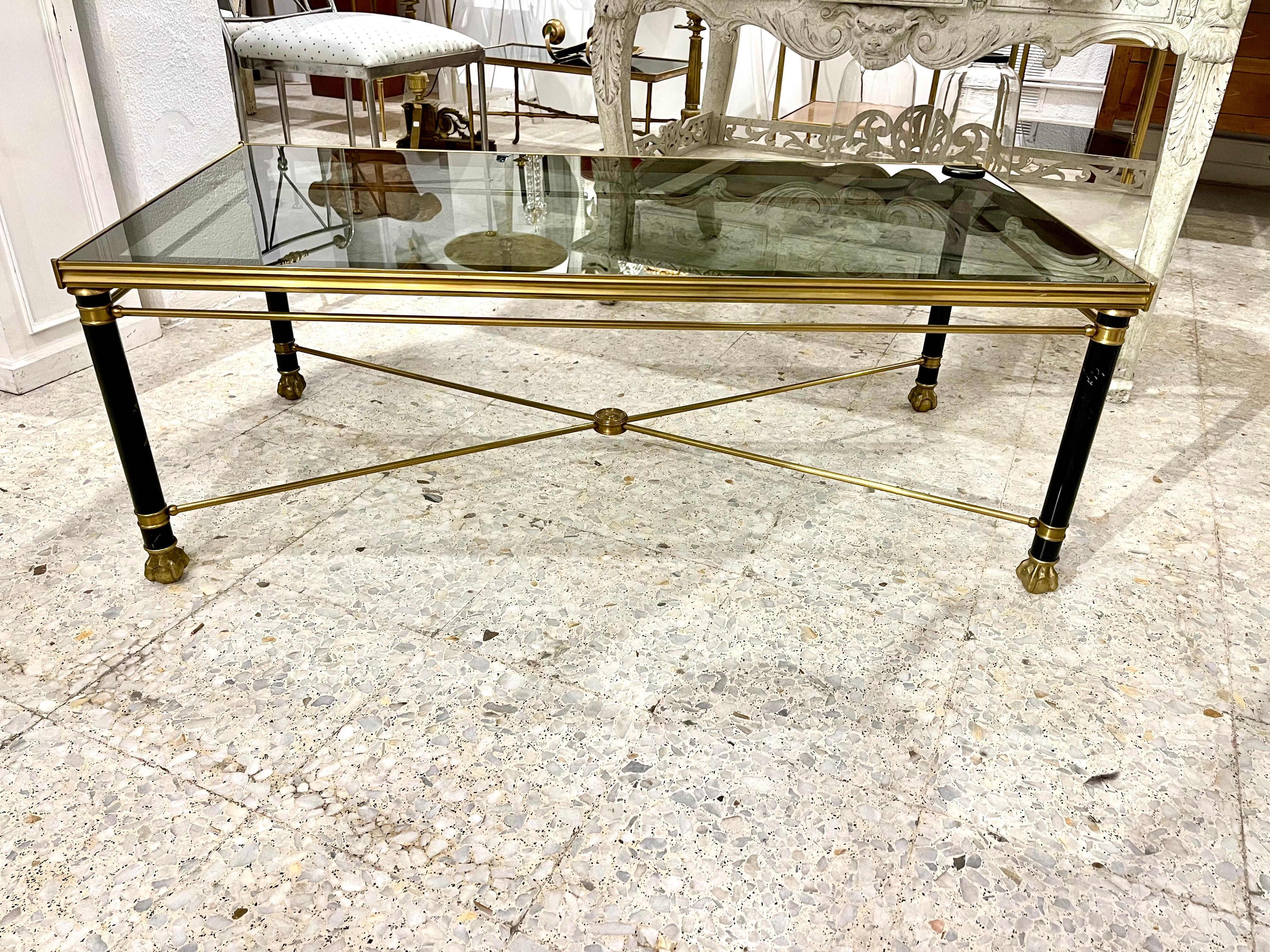 20th Century Neoclassical Style Coffee Table after Maison Jansen In Good Condition For Sale In Madrid, ES