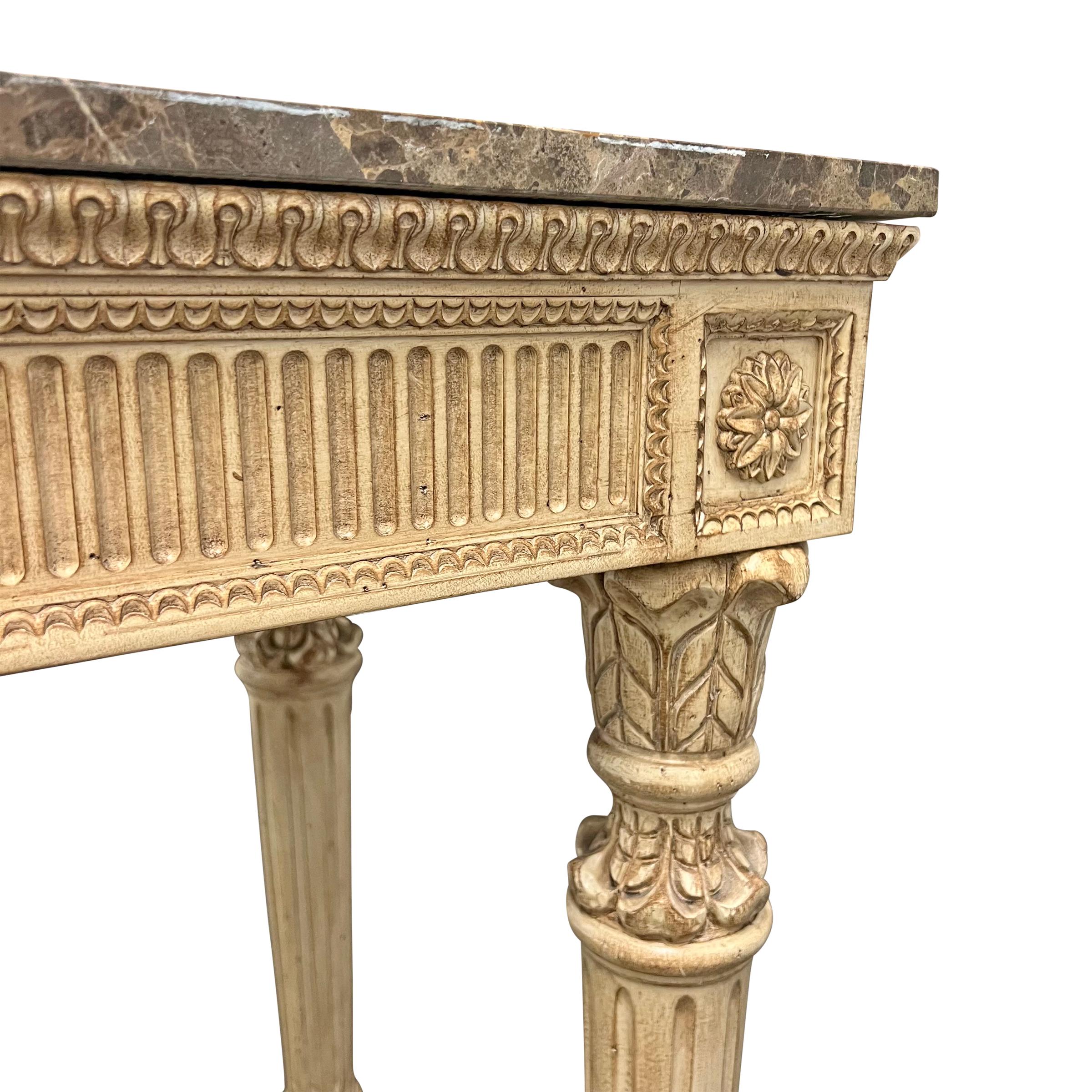 20th Century Neoclassical-Style Console Table For Sale 7