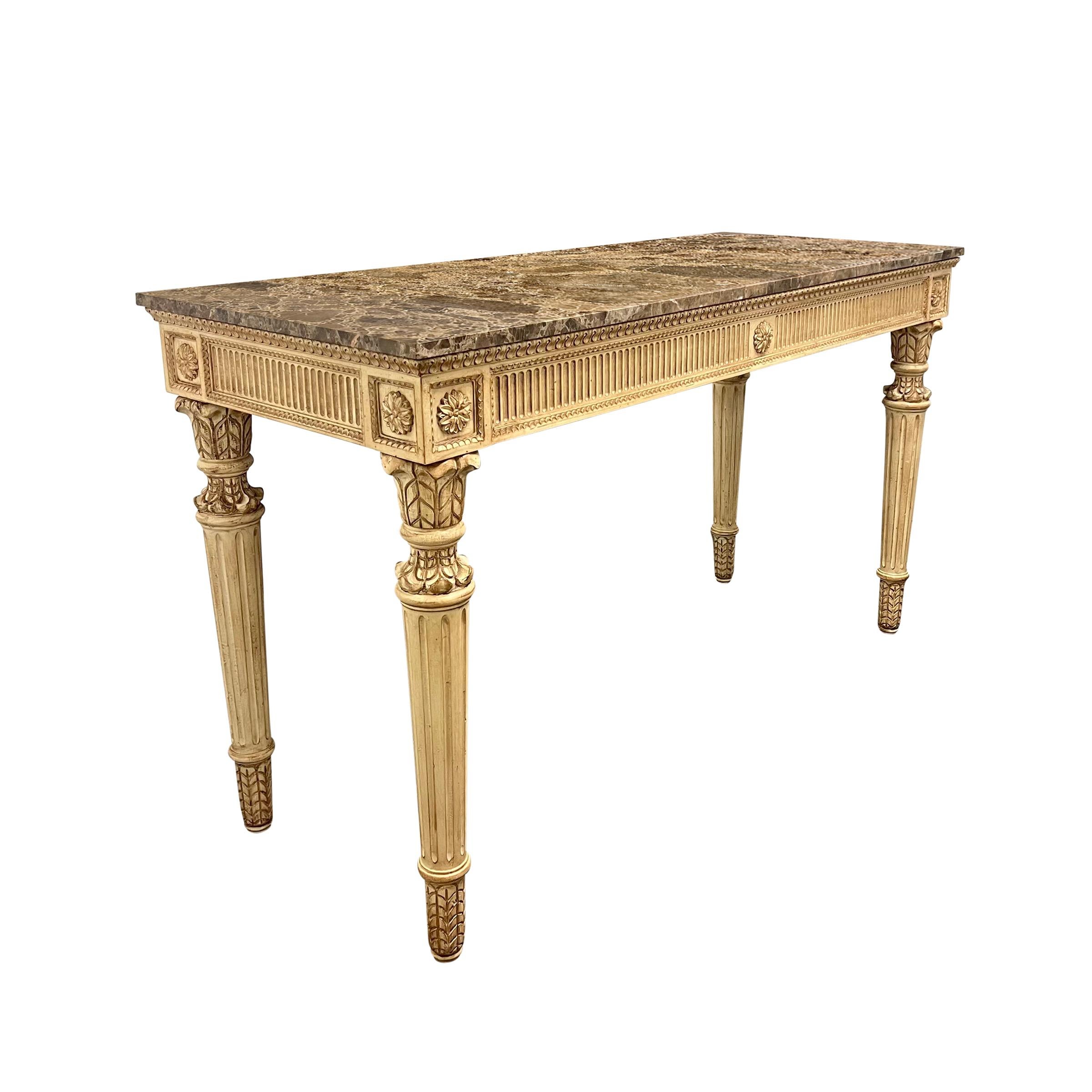American 20th Century Neoclassical-Style Console Table For Sale