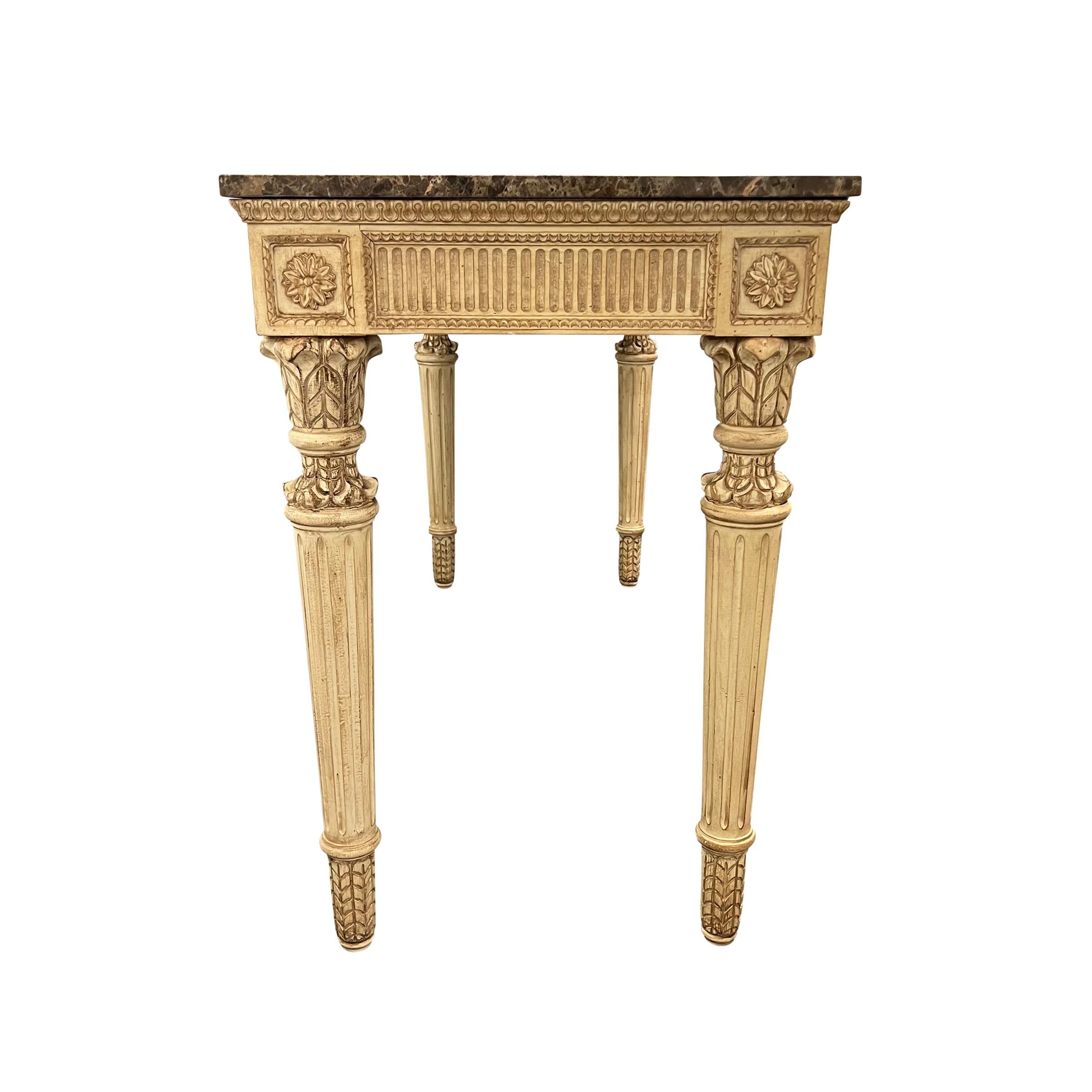 20th Century Neoclassical-Style Console Table For Sale 1