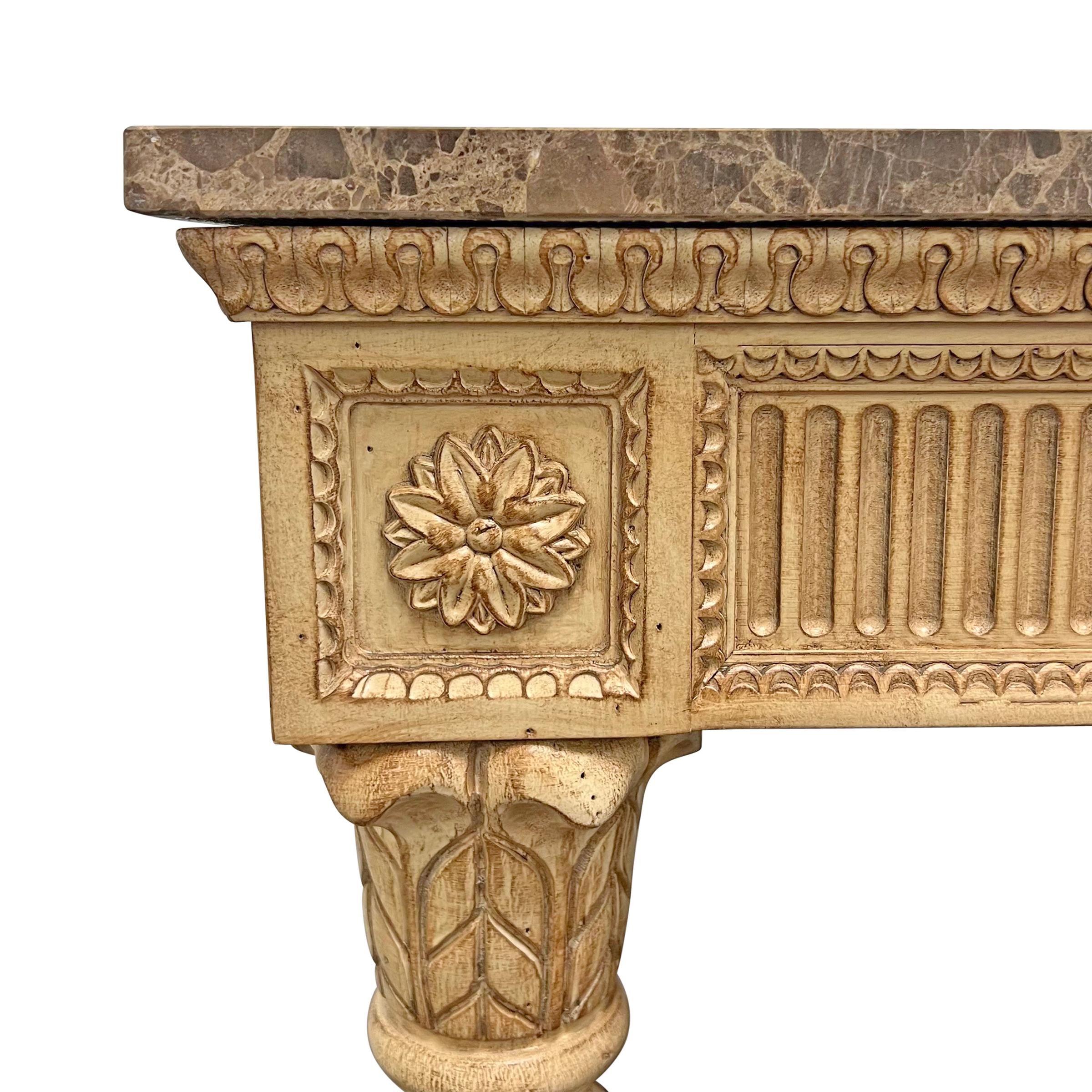 20th Century Neoclassical-Style Console Table For Sale 2