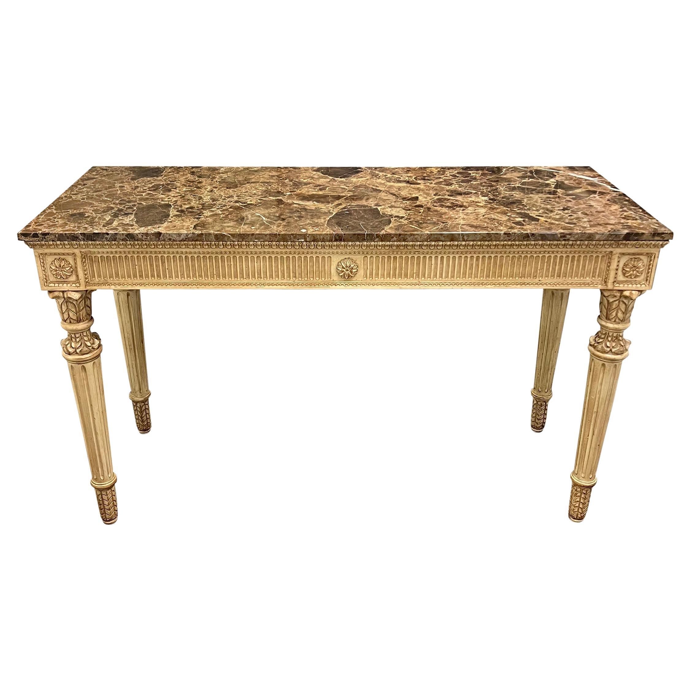 Table console néoclassique du 20e siècle