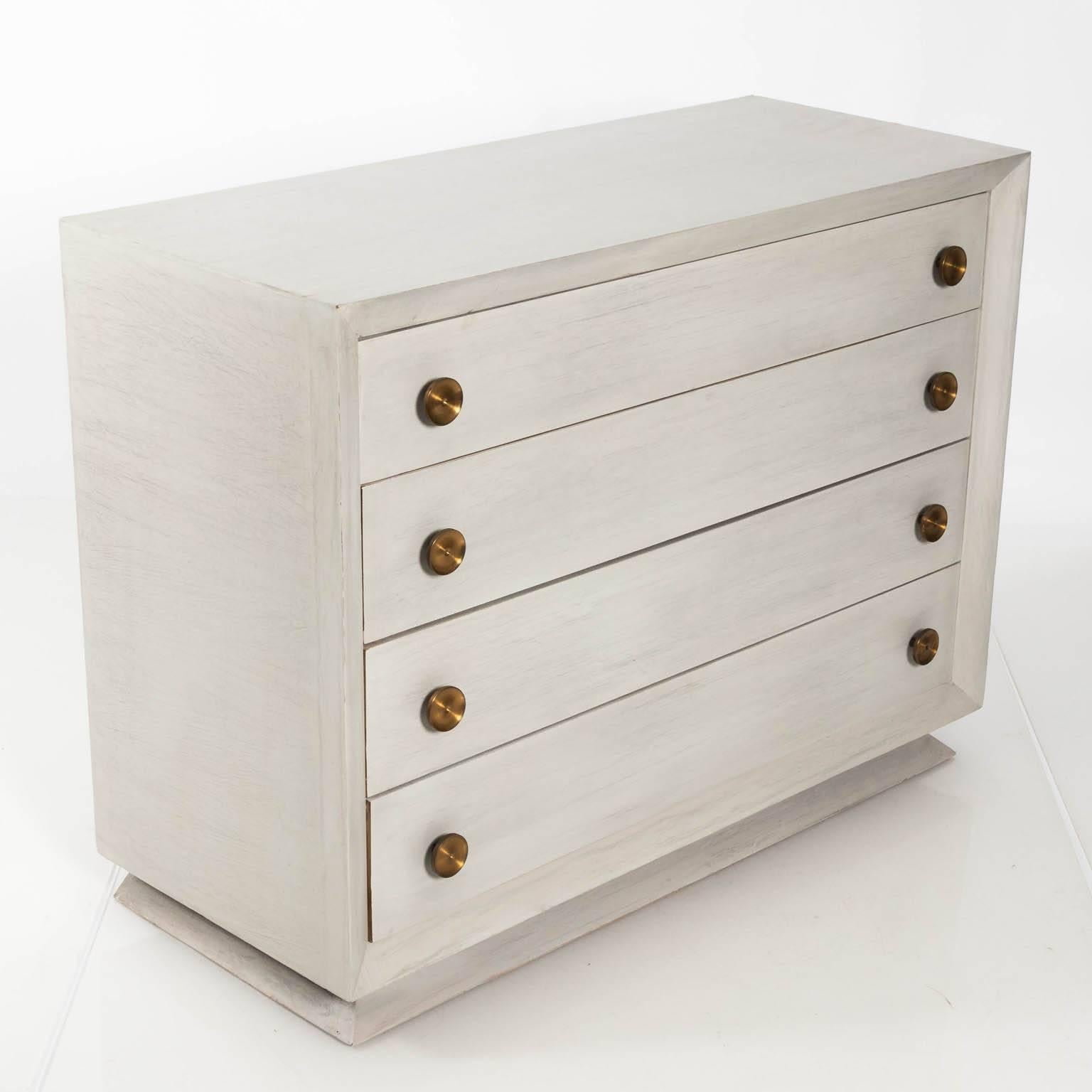 20th Century Neoclassical Style Painted Chest of Drawers 7