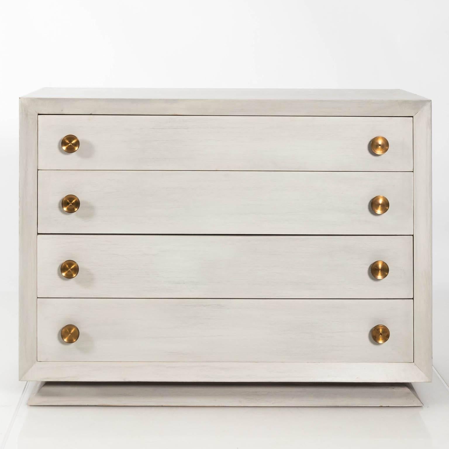 20th Century Neoclassical Style Painted Chest of Drawers 4