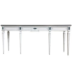 20th Century Neoclassical Style Three-Drawer Console Table