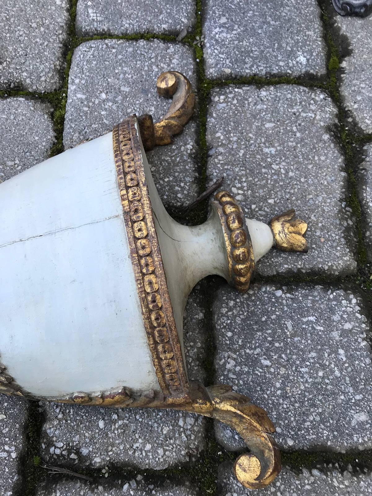 Spanish 20th Century Neoclassical Urn Four-Arm Sconce, Marked 'Made in Spain' For Sale