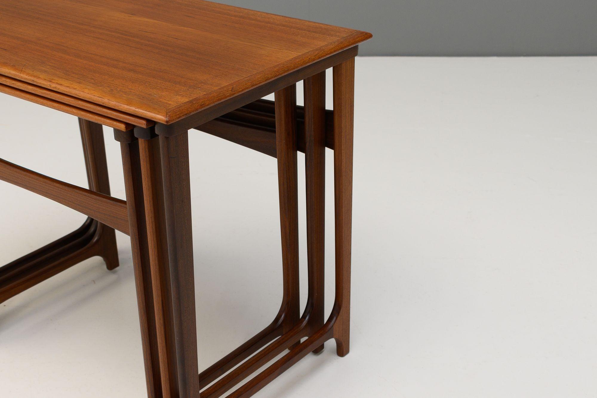 British 20th Century Nest of Tables For Sale