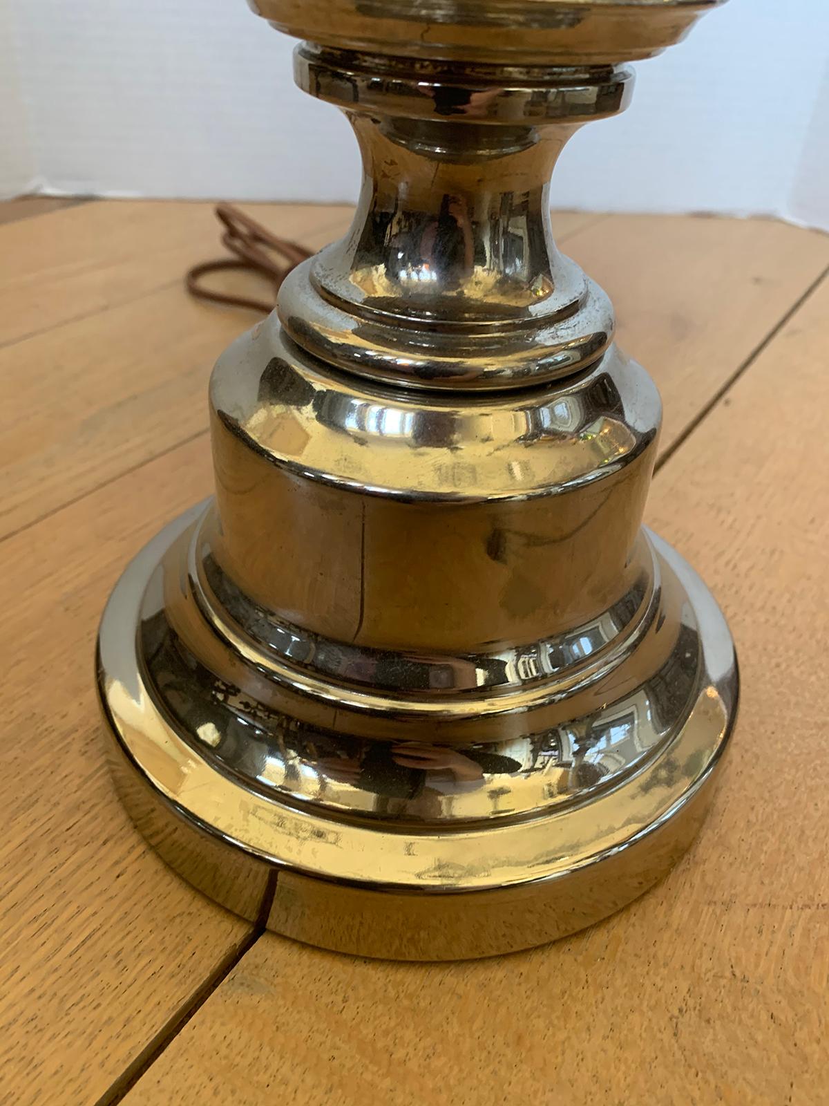 20th Century Nickel-Plated Lamp For Sale 8