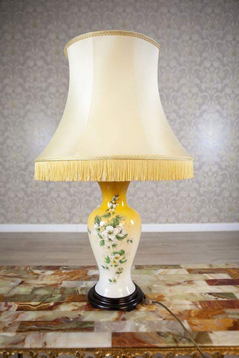 Lampe de nuit du 20e siècle sur socle en céramique Bon état - En vente à Opole, PL