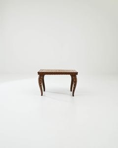 20th Century North African Wooden Coffee Table